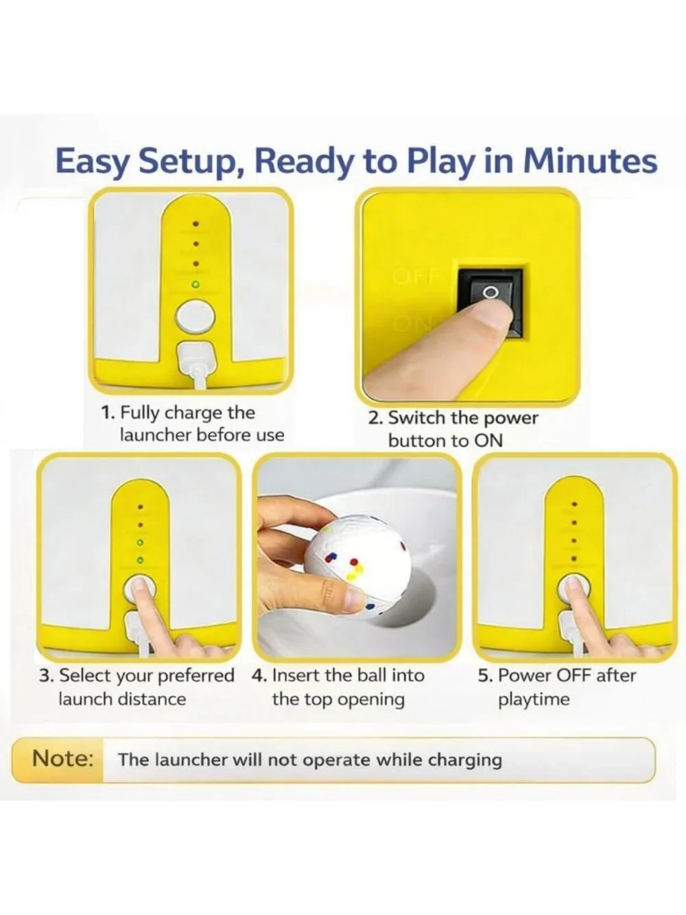 Automatic Fetch Machine for Small & Medium Dogs - Interactive Ball Launcher